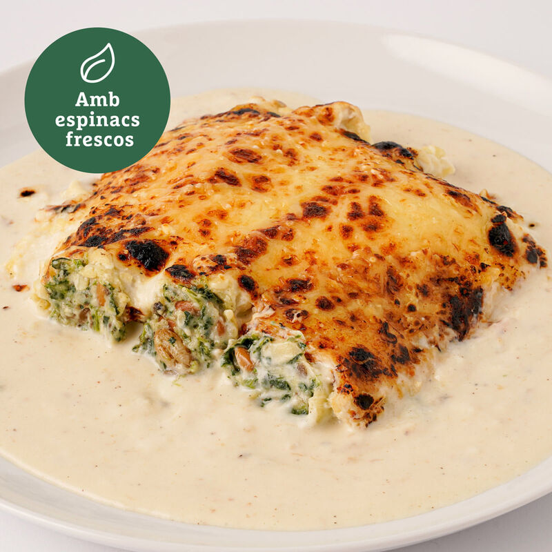 Canelones de espinacas y pasas Nandu Jubany 460g - 3uds.