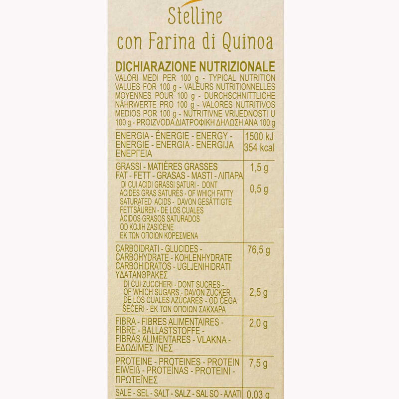 Estrelles sense gluten Granoro 400g 