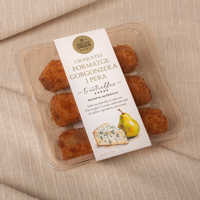 Croquetas de gorgonzola y pera  Ametller Origen 168g - 6uds. 
