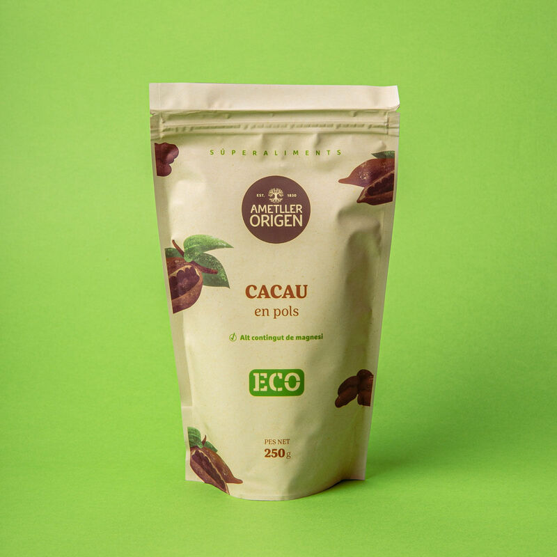 Cacao ecológico en polvo Ametller Origen 250g 