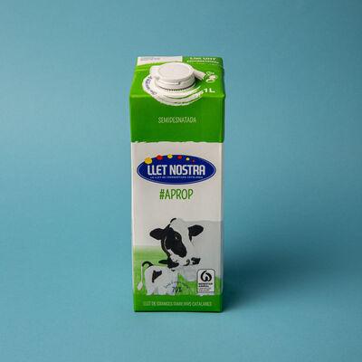 Leche semidesnatada Llet nostra 1l 