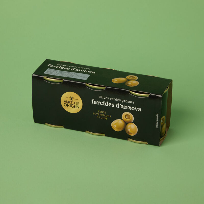 Aceituna rellena de anchoa Ametller Origen 50g - 3uds. 