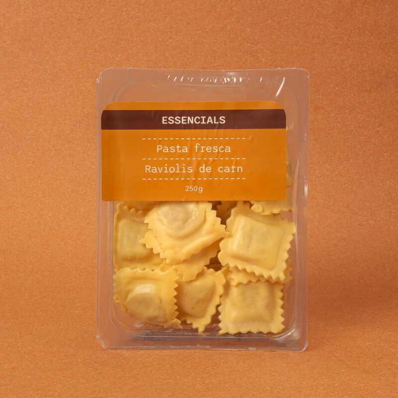 Raviolis de carne Essencials 250g