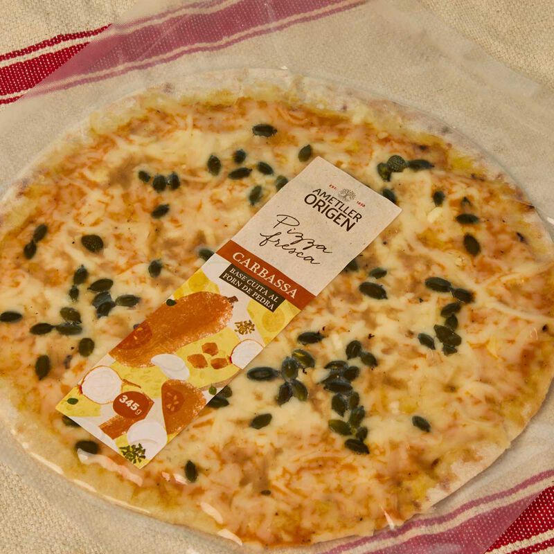Pizza de calabaza Ametller Origen 345g