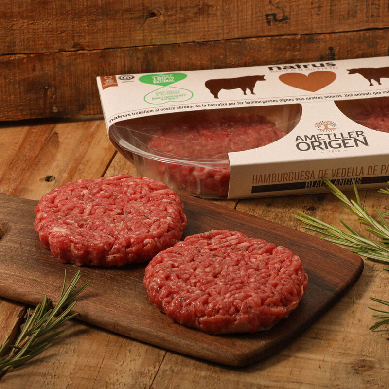 Hamburguesa 100% ternera Natrus 115g - 2uds