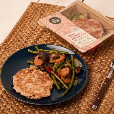 Burger de pollo con verduras Ametller Origen  250g 