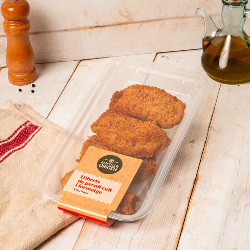 Libritos fritos de jamón y queso Ametller Origen 270g - 4uds. 