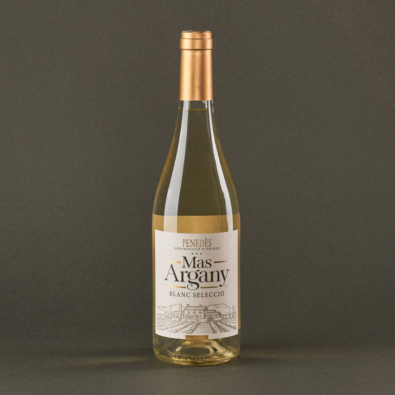 Vino blanco selección Mas Argany 75cl D.O. Penedès 