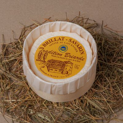 Formatge de llet crua de vaca Brillat Savarin Rouzaire 125g 