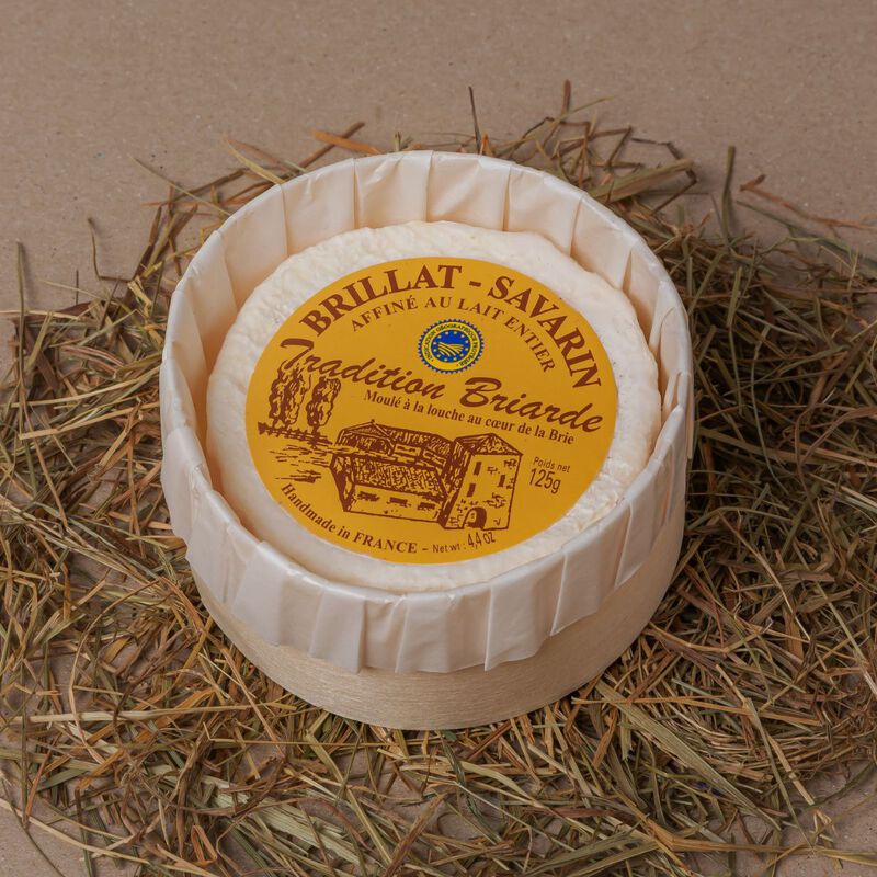 Formatge de llet crua de vaca Brillat Savarin Rouzaire 125g 