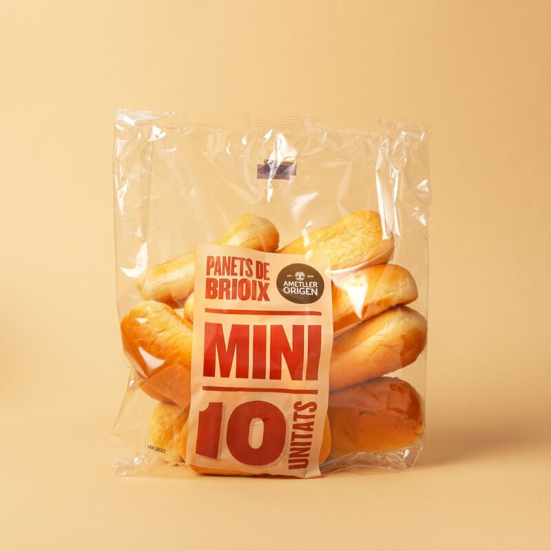 Mini panecillo brioche Ametller Origen 300g - 10uds.