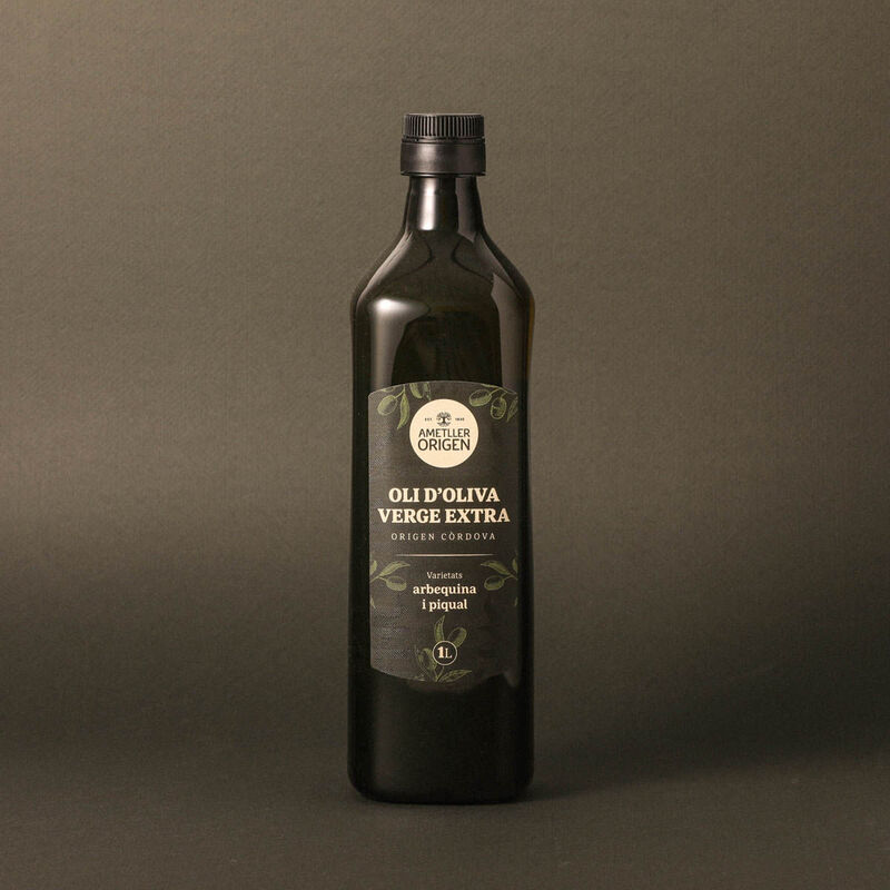 Oli d'oliva verge extra Arbequina i Picual Ametller Origen 1L
