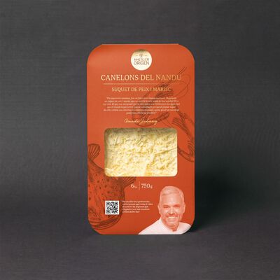 Canelones de pescado y marisco Jubany 750g 