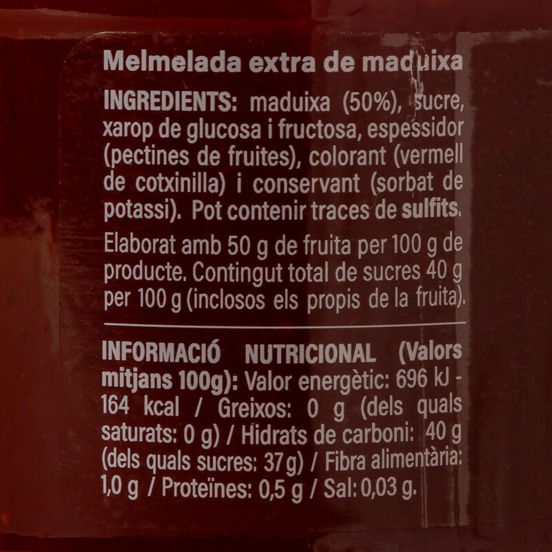 Melmelada extra de maduixa Essencials 340g 