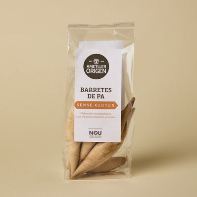 Barritas de pan sin gluten Ametller Origen 50g 