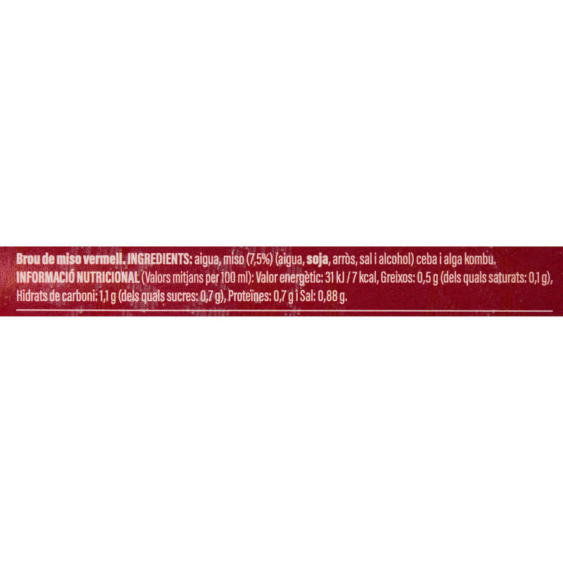 Caldo de miso rojo Ametller Origen 750ml 