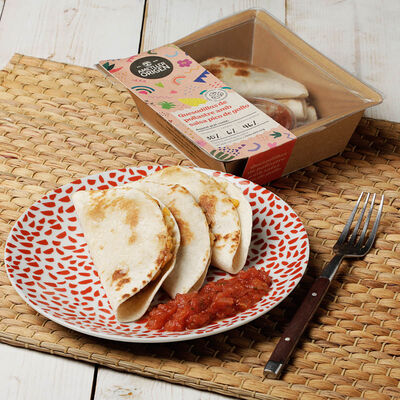 Quesadillas de pollastre amb salsa Pico de Gallo Ametller Origen 250g 