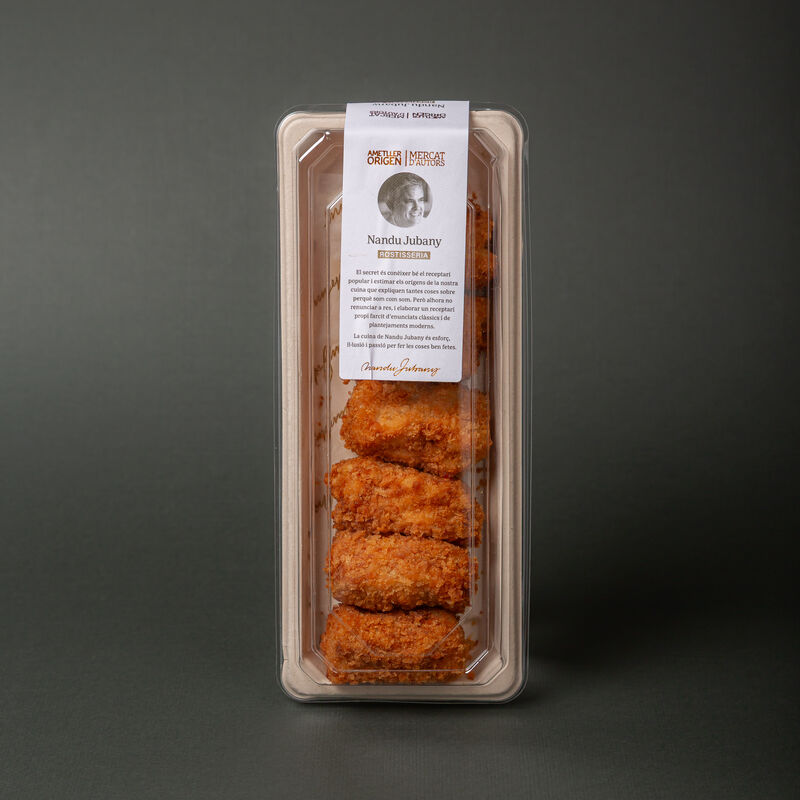Croquetas de pollo fritas Nandu Jubany 200g 