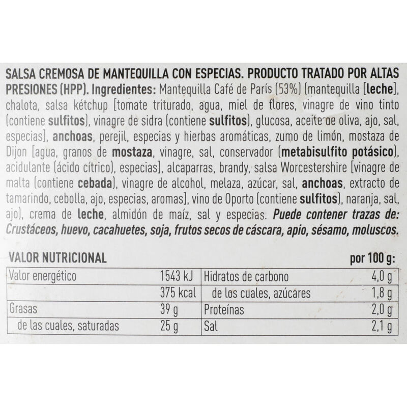 Salsa Café de París Ametller Origen 150g 
