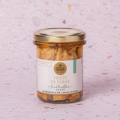 Filets de verat en oli d'oliva Ametller Origen 138g 