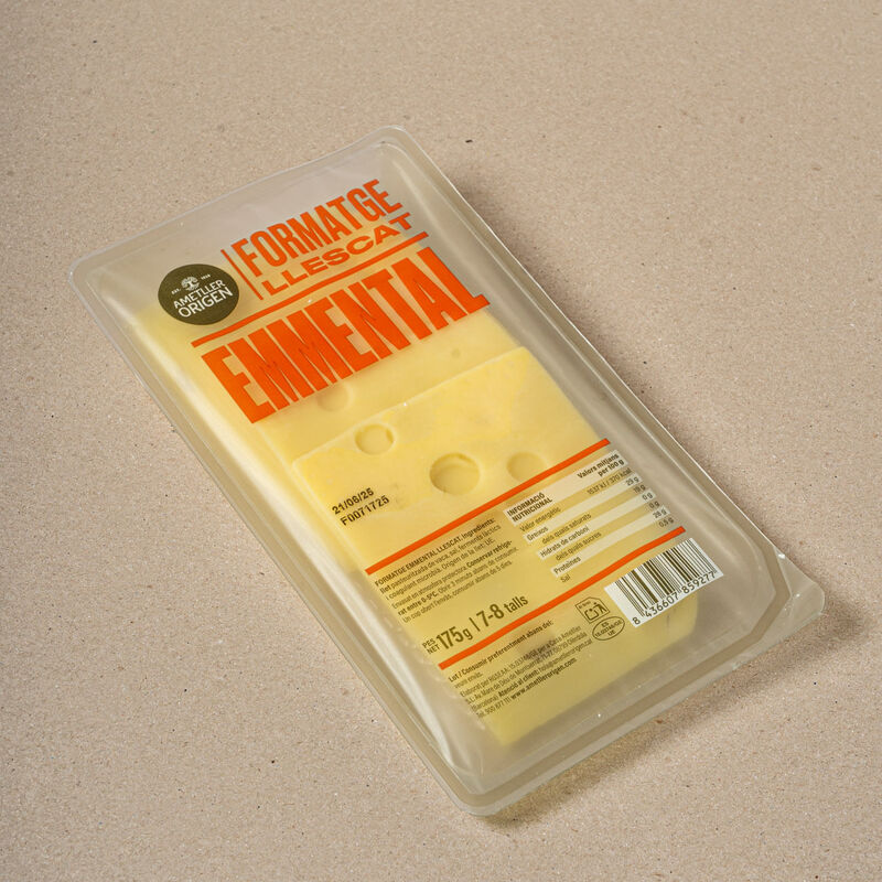 Formatge Emmental llescat Ametller Origen 175g 