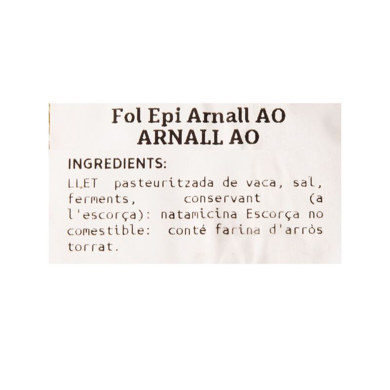 Formatge Fol Epi Ametller Origen by Arnall 