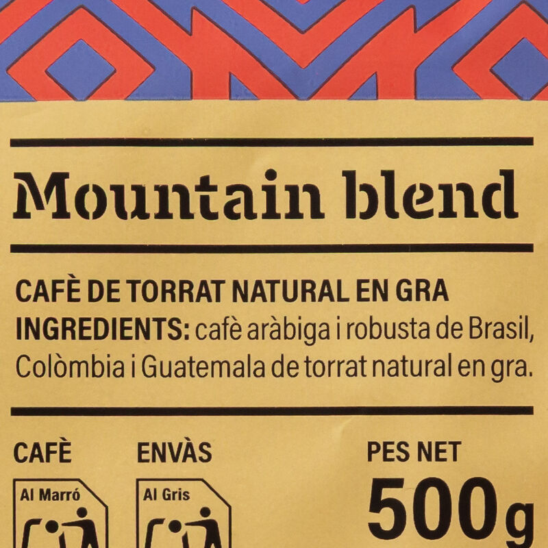 Cafè en gra mountain blend Ametller Origen 500g 