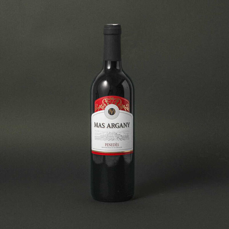 Vino tinto Mas Argany 75cl D.O Penedès