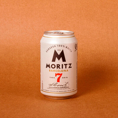 Cervesa en llauna MORITZ 7 33cl 