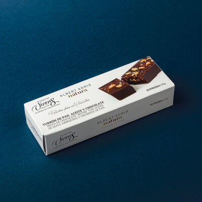 Torró de pa, oli i xocolata Albert Adrià by Vicens 130g 
