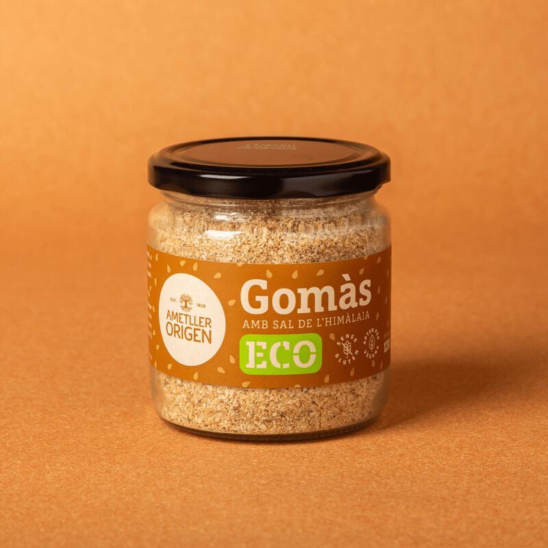 Gomàs ecològic amb sal de l'Himàlaia Ametller Origen 120g 