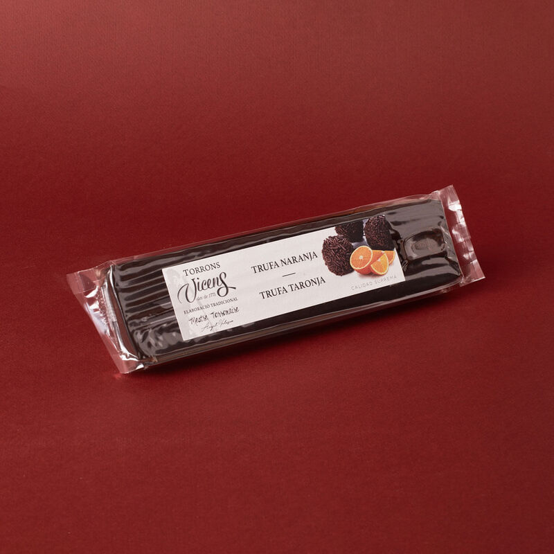 Torró de trufa a la taronja Vicens 300g 