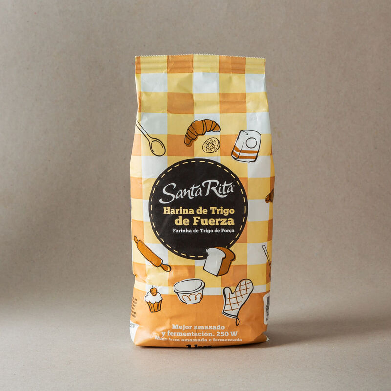 Harina de trigo de fuerza Santa Rita 1kg
