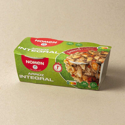 Vasets d'arròs integral Nomen 250g 