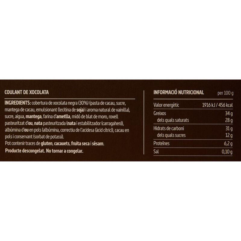 Coulant de xocolata Casa Ametller 200g 