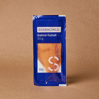 Salmó fumat llescat Essencials 50g 