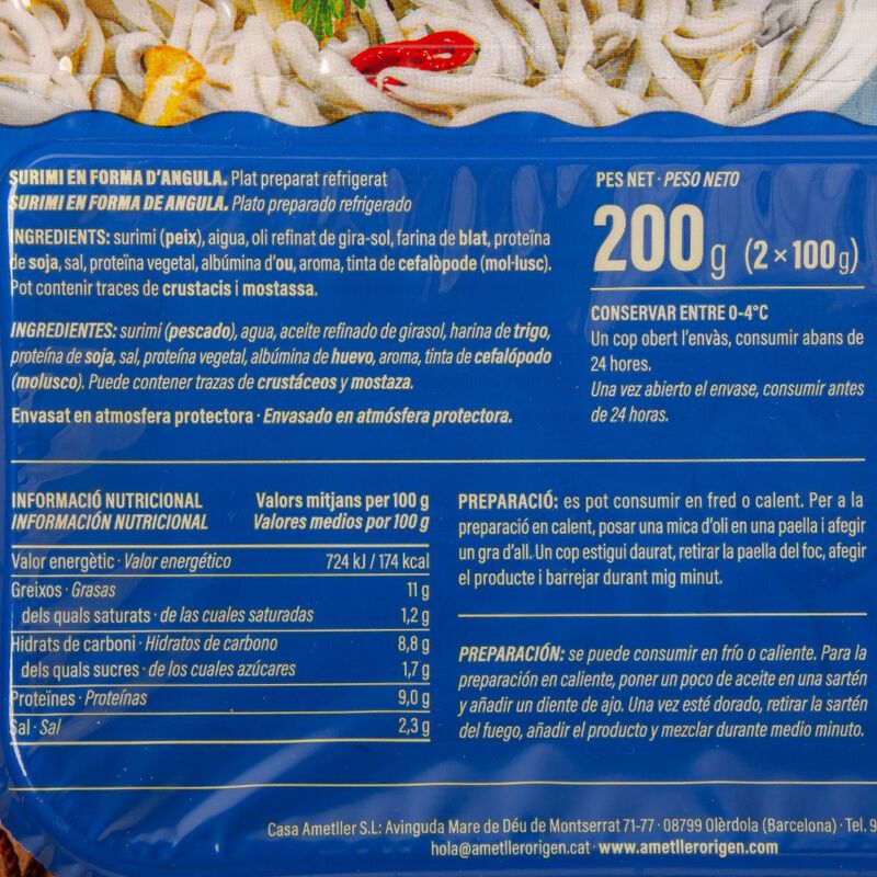 Delícias de mar Ametller Origen 200g