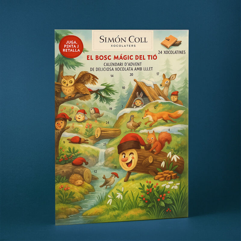 Calendario de adviento Caga Tió Simón Coll 120g 