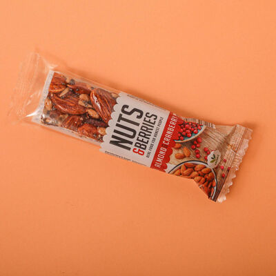 Barreta ametlles i nabius ecològica Nuts&Berries 30g 