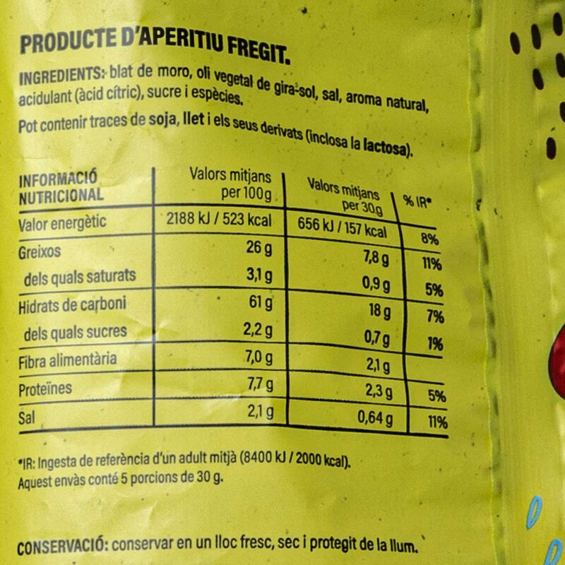 Natxos xip xili i llima Ametller Origen 150g 