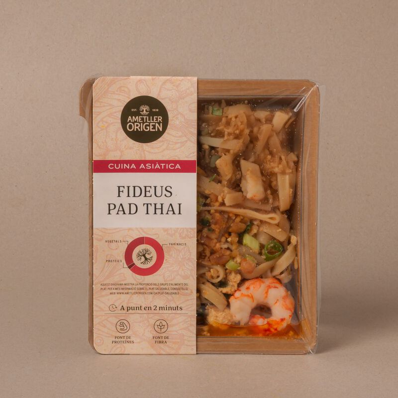 Fideus Pad Thai amb llagostins Ametller Origen 250g 