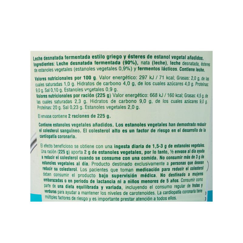 Iogurt grec Benecol 450g 