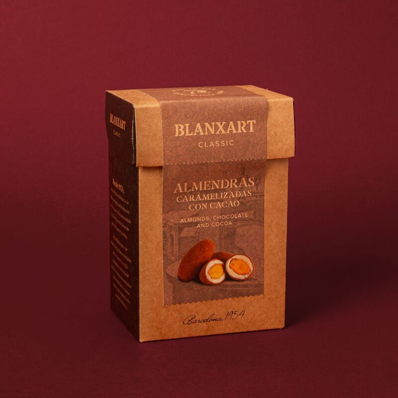 Almendras caramelizadas con cacao Blanxart 100g 