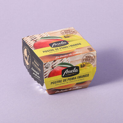 Postre de poma i mango A.FRUITS 100g - 2u. 
