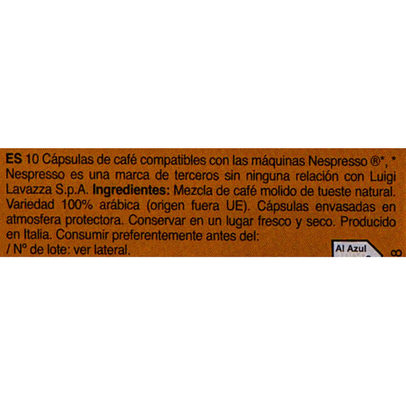 Càpsules qualitá oro cafè Lavazza 55g - 10u.