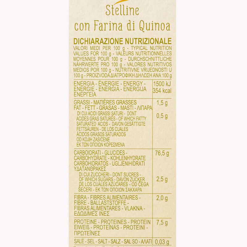 Estrelles sense gluten Granoro 400g 