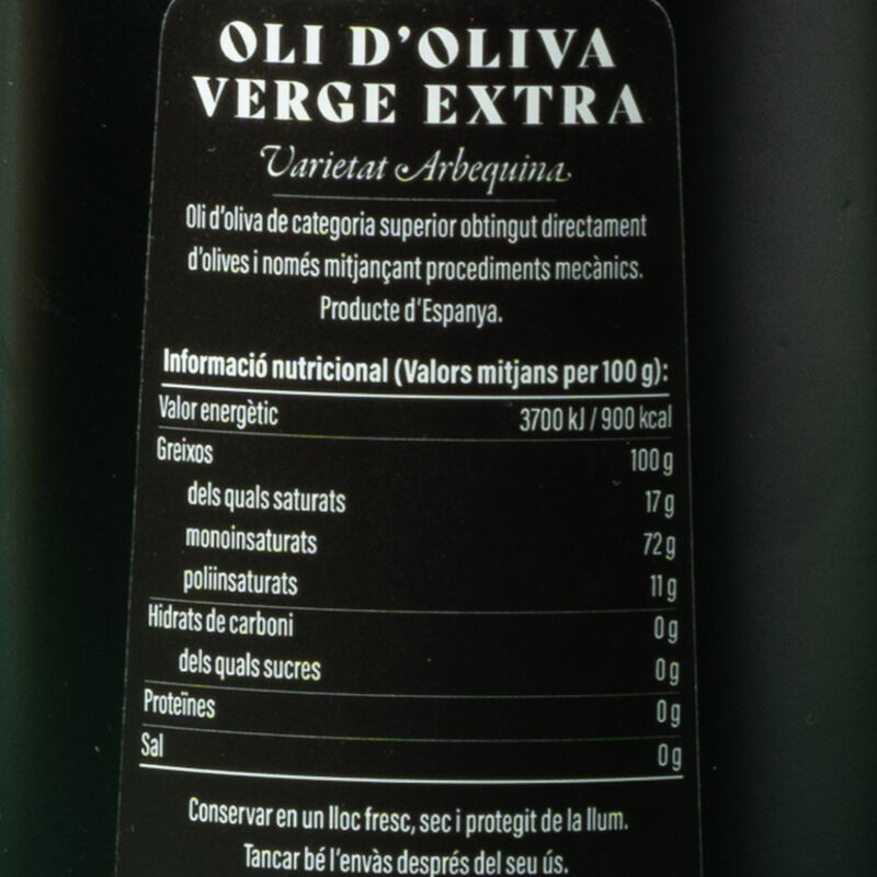 Aceite de oliva extra arbequína Ametller Origen 500ml 