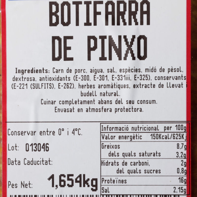 Butifarra de pincho Ametller Origen by Arnall - 2uds. 