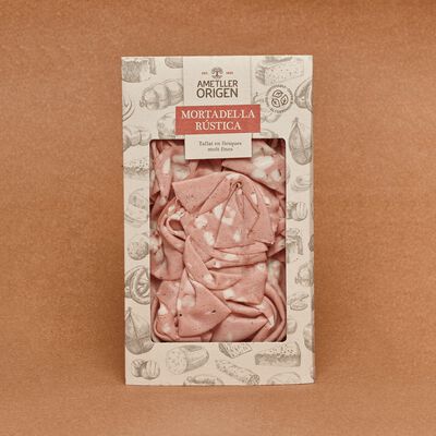 Mortadel·la rústica llescada AO 100g 