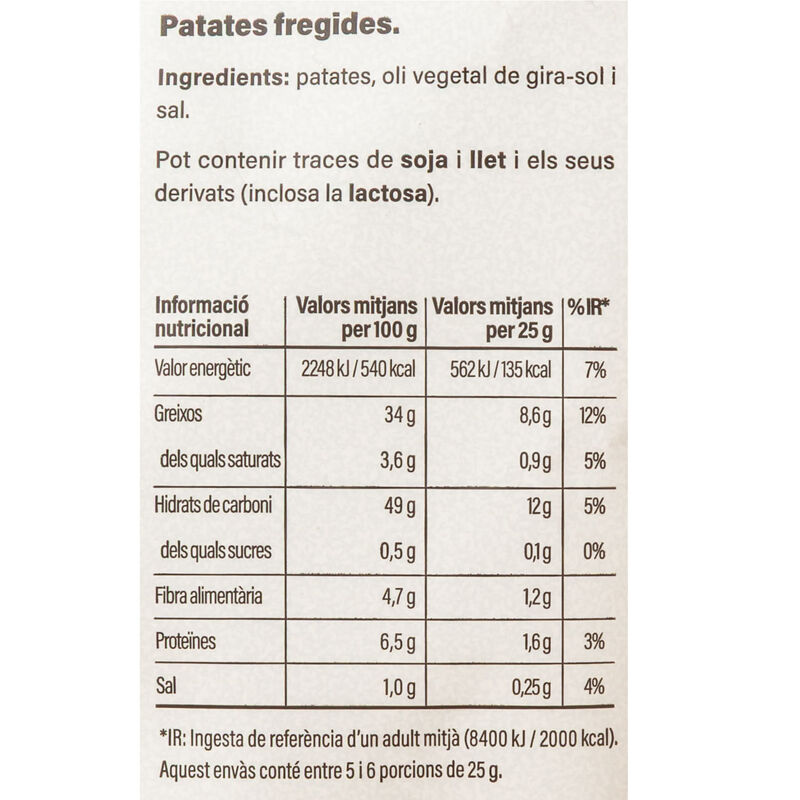 Patatas fritas Essencials 130g
